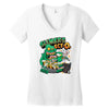 slimer's ect o's Women's V-Neck T-Shirt