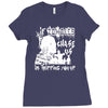 if zombies chase us im tripping you up Ladies Fitted T-Shirt