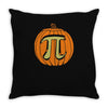 pumpkin pi Throw Pillow