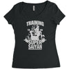 training to go super saiyan Women's Triblend Scoop T-shirt