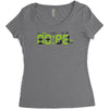 nope o clock Women's Triblend Scoop T-shirt