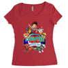 paw patrol birthday boy auntie Women's Triblend Scoop T-shirt