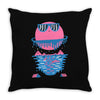 happy outdoors   porky roebuck Throw Pillow