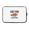 lost fish Laptop sleeve