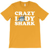 crazy lady shark T-Shirt