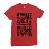 verified traveller tee Ladies Fitted T-Shirt