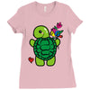 love turtle Ladies Fitted T-Shirt