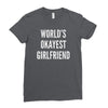 world's okayest girlfriend Ladies Fitted T-Shirt