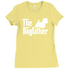 the dogfather west highland white Ladies Fitted T-Shirt