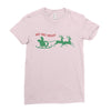 ugly santa ho ho hoo! Ladies Fitted T-Shirt