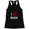 i heart rajesh Racerback Tank