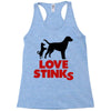 love stinks Racerback Tank
