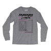 January Girl Facts Aquarius Long Sleeve Shirts