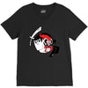 samurai jack and aku yin yang V-Neck Tee