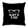 klopp is a red funny Throw Pillow