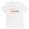 Cancer Picked The Wrong Diva V-Neck Tee