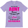 I'm Called Aunt Because I'm Way Too Cool To Be Called Grandma T-Shirt