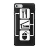 v2 eat sleep computer mouse iPhone 7 Case