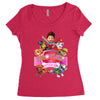 paw patrol birthday girl brother Women's Triblend Scoop T-shirt