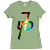jake paul colorful galaxy Ladies Fitted T-Shirt