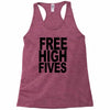 free high fives t shirt x large funny humor geek awesome highfive cool Racerback Tank