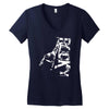 rocky boxen film Women's V-Neck T-Shirt
