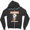 Hobbes For President Zipper Hoodie