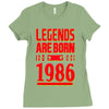 legends are born in 1986 hoodie Ladies Fitted T-Shirt