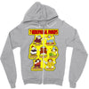 7 menopausal dwarfs, ideal gift or birthday present. Zipper Hoodie