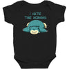i hate the morning Baby Bodysuit