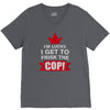 frisk cop leo police wife V-Neck Tee