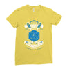 Natural 1   Orc Blue Edition Ladies Fitted T-Shirt