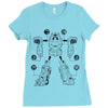assemble megazord Ladies Fitted T-Shirt
