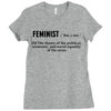 Feminist Noun Ladies Fitted T-Shirt