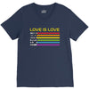 lightsaber rainbow V-Neck Tee