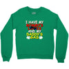 mommy's looks daddy's gas Crewneck Sweatshirt