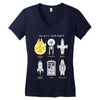 select your ship Women's V-Neck T-Shirt