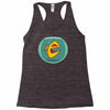 angry goldfish cartoon Racerback Tank