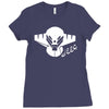 uomo jeeg robot d'acciaio stampa bianca cartoon&amp;fumetti Ladies Fitted T-Shirt