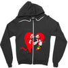 Ugandan Knuckles Zipper Hoodie