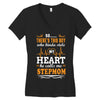 There's This Boy Who Stole My Heart He Calls Me Stepmom Women's V-Neck T-Shirt