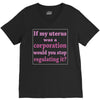 If My Uterus V-Neck Tee