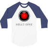 hello dave 2001 space odyssey 3/4 Sleeve Shirt