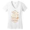 driver picks the music Women's V-Neck T-Shirt