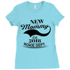 New Mommy 2018 Rokie Dept. Ladies Fitted T-Shirt