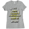wenn papa wer dann Ladies Fitted T-Shirt