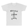 motivated by caffeine and canines All Over Men's T-shirt