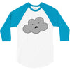 cloud say huh 3/4 Sleeve Shirt