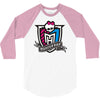 monster high color shield   copy 3/4 Sleeve Shirt