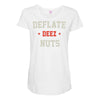 deflate deez nuts Maternity Scoop Neck T-shirt